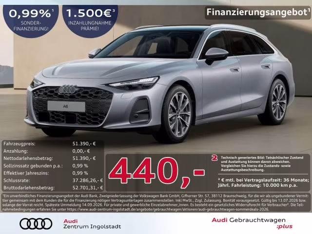 Audi A6 Avant TDI qu Tech+ MATRIX Pano AHK 360° ACC