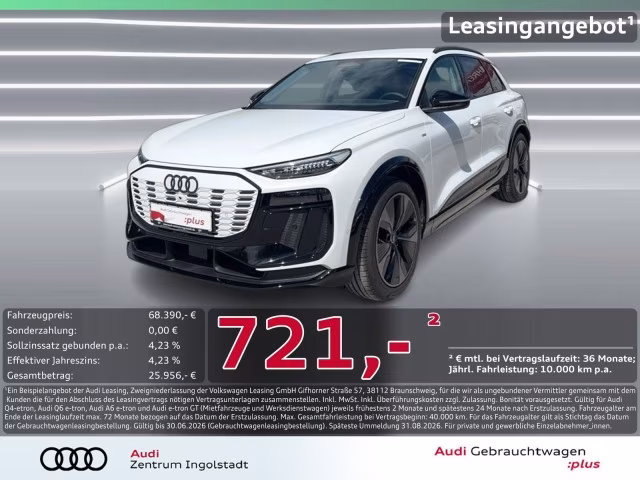 Audi Q6 e-tron qu S line Tech+ MATRIX AHK ACC MEMORY