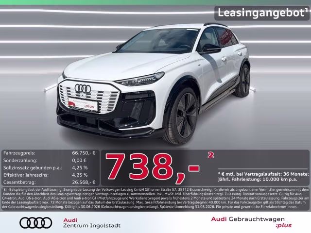 Audi Q6 e-tron qu S line Tech+ MATRIX AHK ACC MEMORY