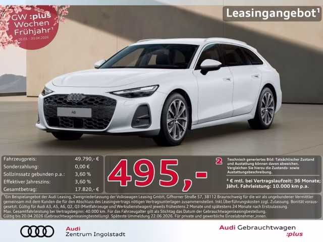 Audi A6 Avant TFSI Tech+ MATRIX B&amp;amp;O HuD 360° ACC 19&amp;quot;