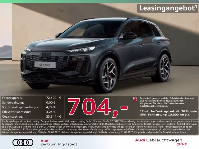 Audi Q6 e-tron qu S line Tech pro MATRIX AHK Luft ACC