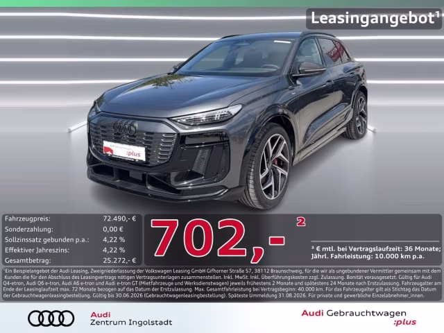 Audi Q6 e-tron qu S line Tech pro MATRIX AHK Luft ACC