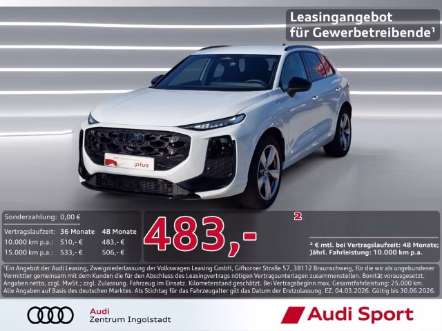 Audi Q3 TDI S line Tech+ LED+ KAMERA ACC PDC+ SHZ 19&amp;quot;