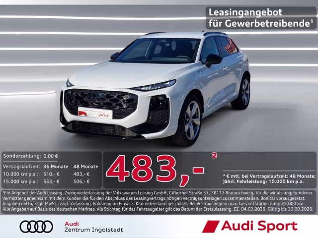 Audi Q3 TDI S line Tech+ LED+ KAMERA ACC PDC+ SHZ 19&amp;quot;