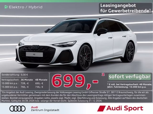 Audi A6 Avant e-hybrid qu edition one UPE 96.740,-