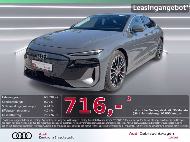Audi A6 e-tron Sportback qu S line Tech pro Luft AHK