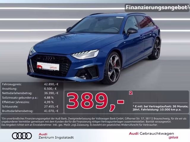 Audi A4 Avant 40 TDI qu S line competition+ MATRIX