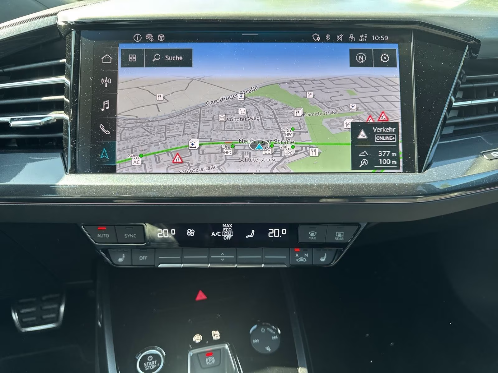 Q4 Sportback e-tron 55 qu S line Matrix HuD 360°