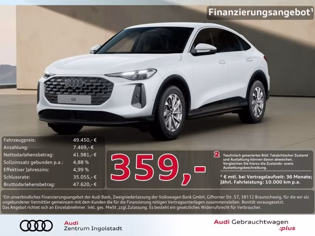 Audi Q5 Sportback TFSI qu LED AHK ACC PDC+ Virtual+