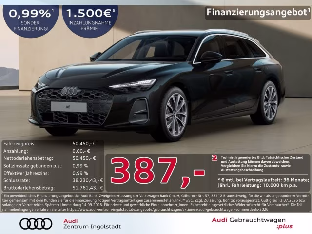 Audi A6 Avant TDI qu Tech+ MATRIX Memory AHK ACC 360°