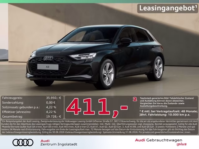 Audi A3 Sportback 40 TFSI e advanced LED KAM ACC NAVI