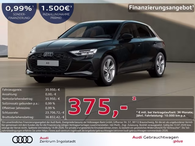 Audi A3 Sportback 40 TFSI e advanced LED KAM ACC NAVI