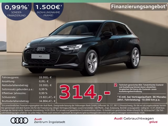 Audi A3 Sportback 40 TFSI e advanced LED KAM ACC NAVI