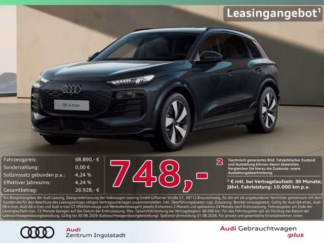 Audi Q6 e-tron qu Tech+ MATRIX Pano 360° ACC PDC+ 20&amp;quot;