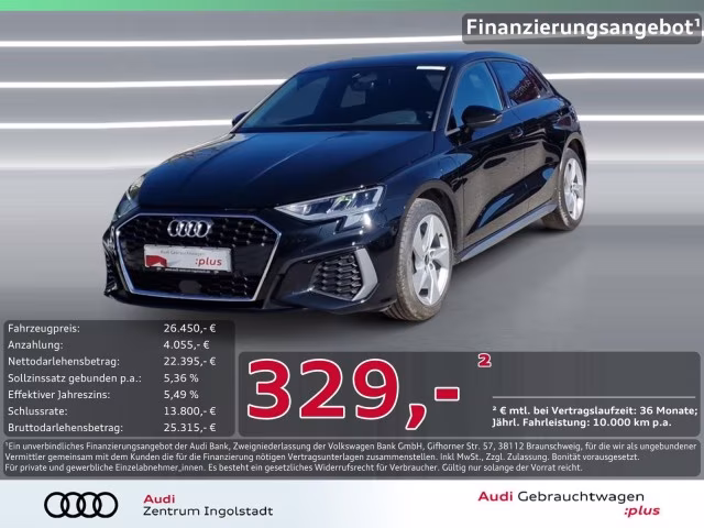 Audi A3 Sportback 40 TFSI e S line PDC+ NAVI+ Virtual