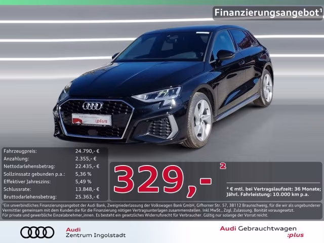 Audi A3 Sportback 40 TFSI e S line PDC+ NAVI+ Virtual