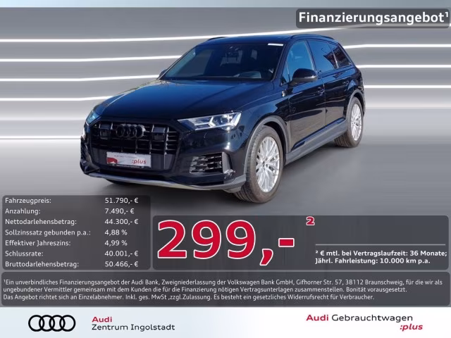 Audi Q7 55 TFSI qu Luft Pano HuD 360° AHK ACC PDC 20&amp;quot;