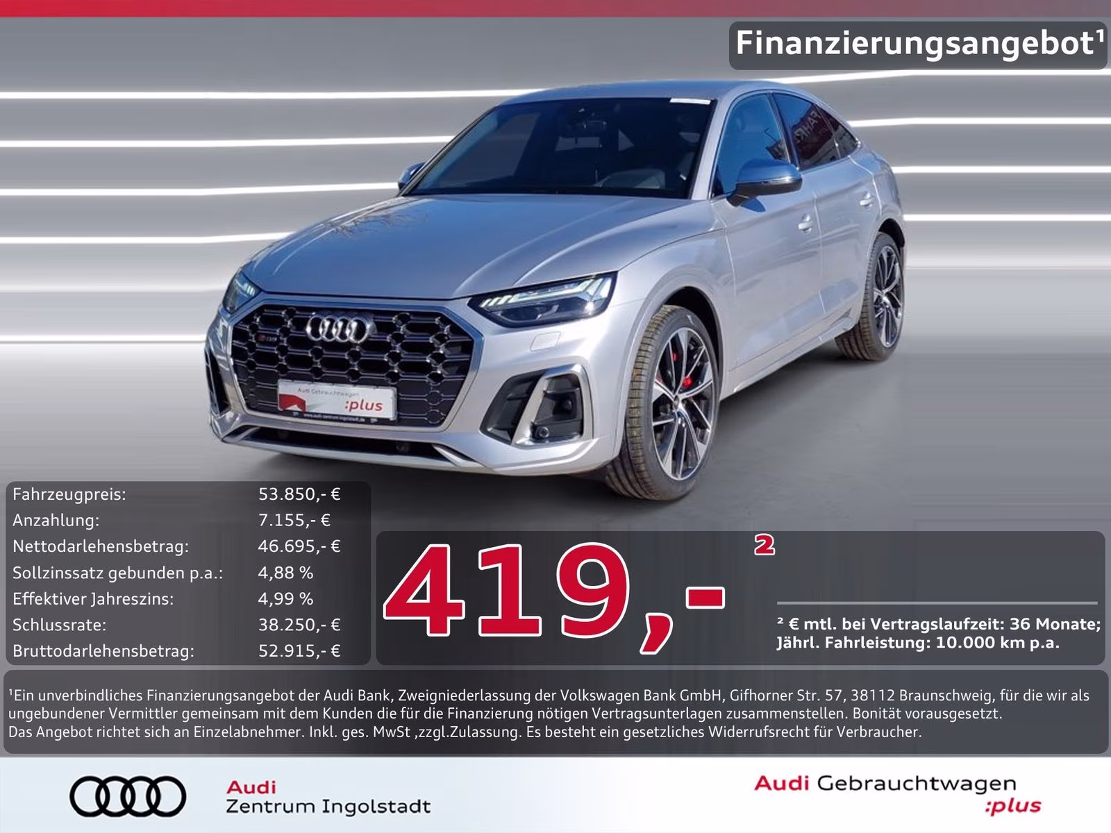 Sportback TDI qu HuD STHZG Kamera MATRIX 21"