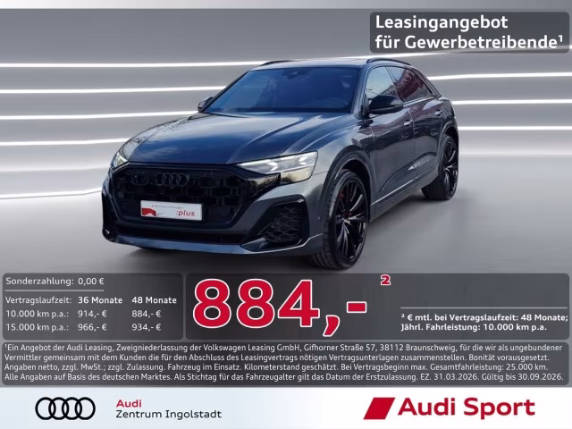 Audi Q8 TFSI e qu S line Laser Pano Luft AHK MASSAGE