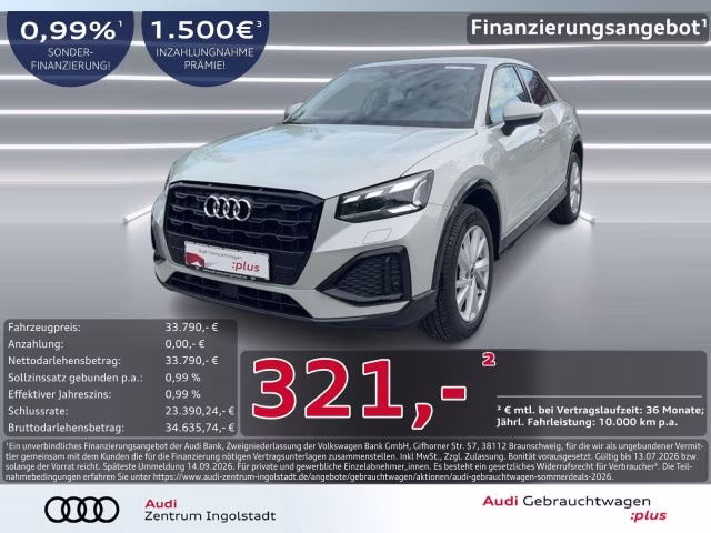 Audi Q2 35 TDI advanced MATRIX AHK KAMERA PDC+ NAVI+