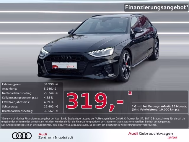 Audi A4 Avant 40 TFSI S line MATRIX AHK KAM. ACC PDC+
