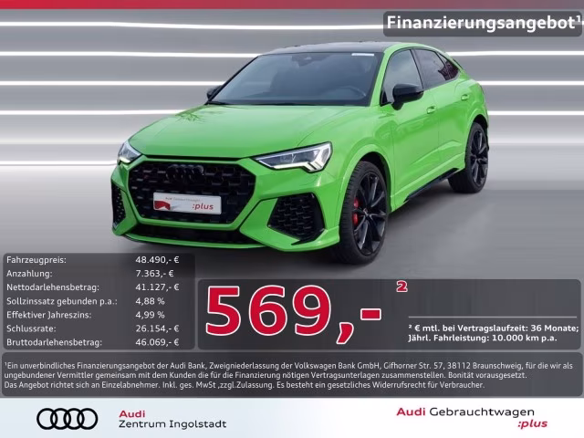 Audi RS Q3 Sportback qu LED Pano 360° SONOS 280km/h