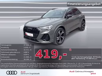 40 TDI qu S line LED AHK KAM ACC Optik-schw.+