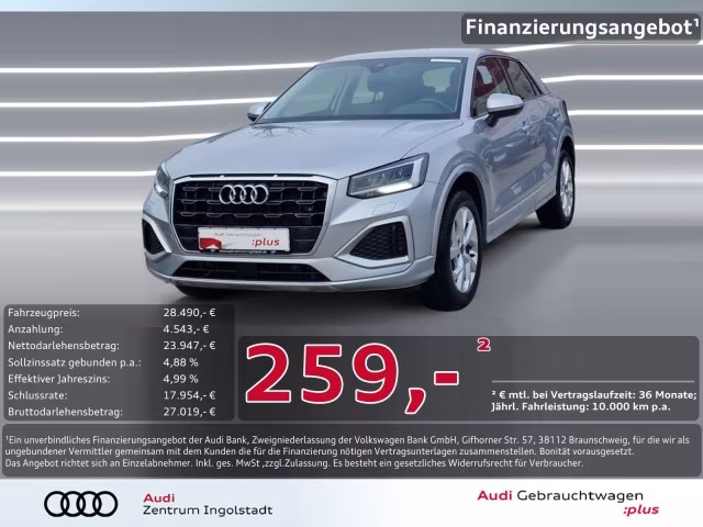Audi Q2 35 TFSI AHK Navi+ Virtual SHZ LED Advanced