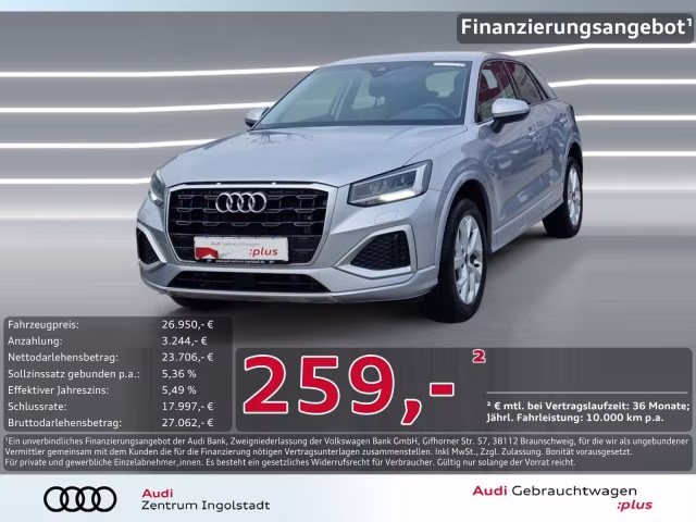 Audi Q2 35 TFSI AHK Navi+ Virtual SHZ LED Advanced