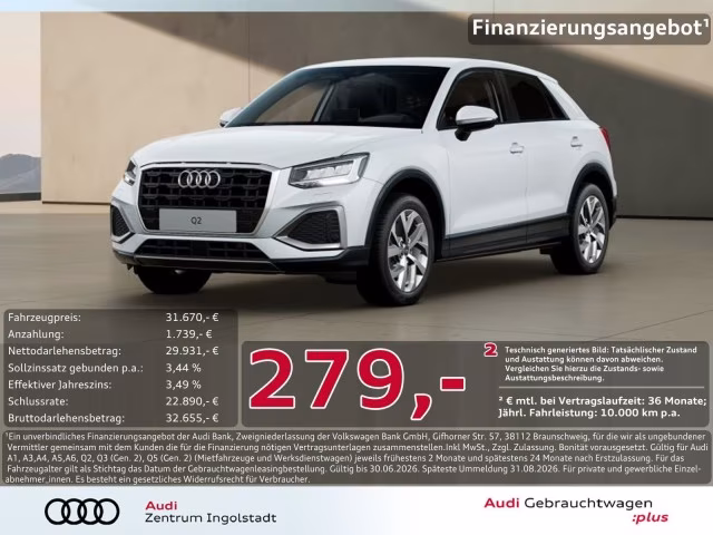 Audi Q2 35 TDI advanced LED KAMERA PDC+ SHZ Virtual