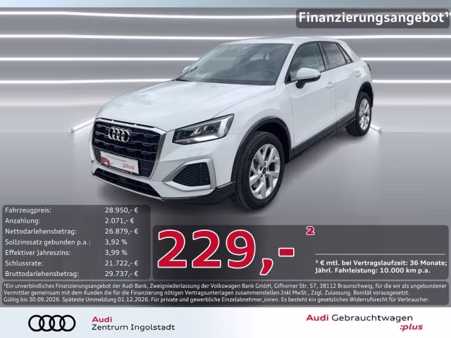 Audi Q2 35 TDI advanced LED KAMERA PDC+ SHZ Virtual