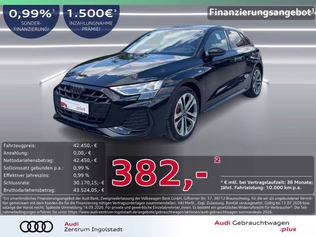 Audi A3 Sportback 45 TFSI e S line MATRIX AHK KAMERA