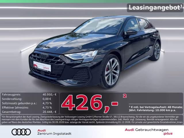 Audi A3 Sportback 45 TFSI e S line MATRIX AHK KAMERA