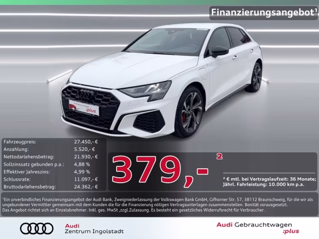 Audi A3 Sportback 45 TFSI e S line NAVI+ SHZ Virtual
