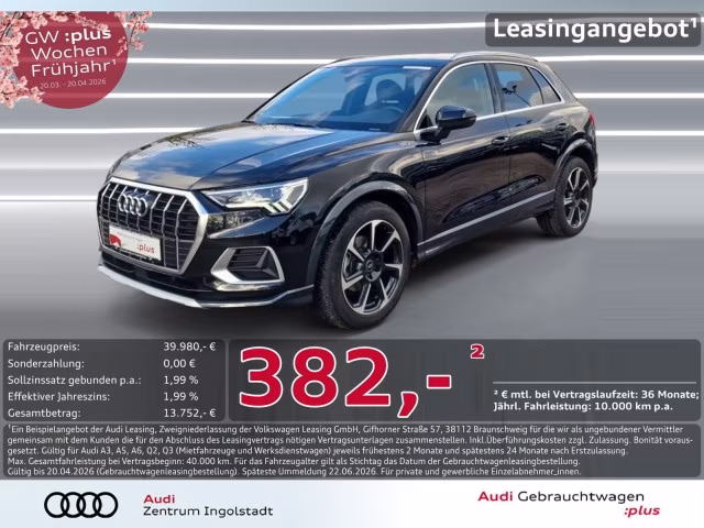 Audi Q3 35 TFSI S line NAVI+ LED AHK 19&amp;quot; ACC advanced