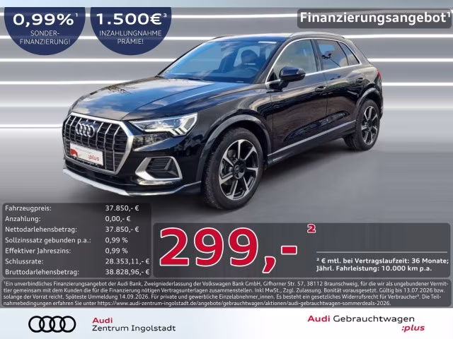 Audi Q3 35 TFSI S line NAVI+ LED AHK 19&amp;quot; ACC advanced