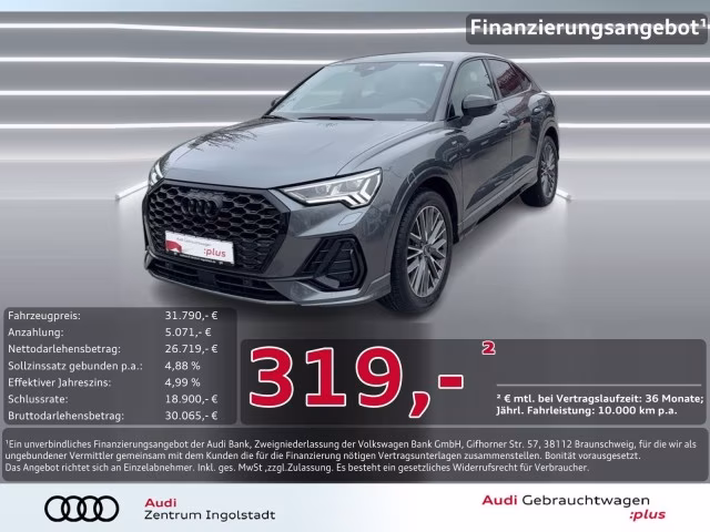 Audi Q3 Sportback 35 TDI S line MATRIX NAVI+ PDC+ SHZ