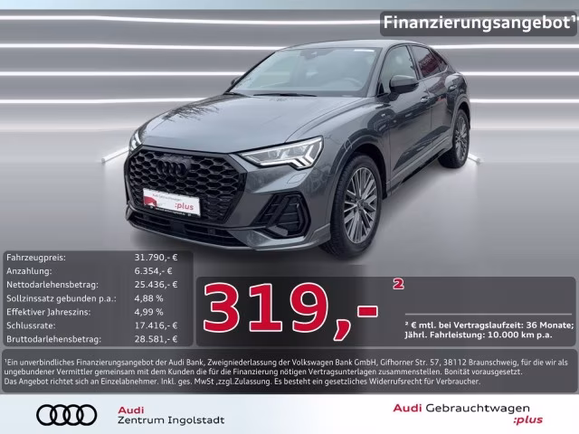 Audi Q3 Sportback 35 TDI S line MATRIX NAVI+ PDC+ SHZ