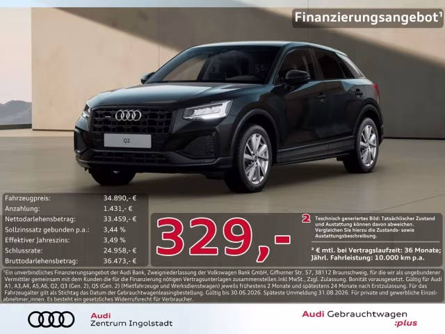 Audi Q2 40 TFSI qu advanced LED Kamera ACC SHZ PDC+