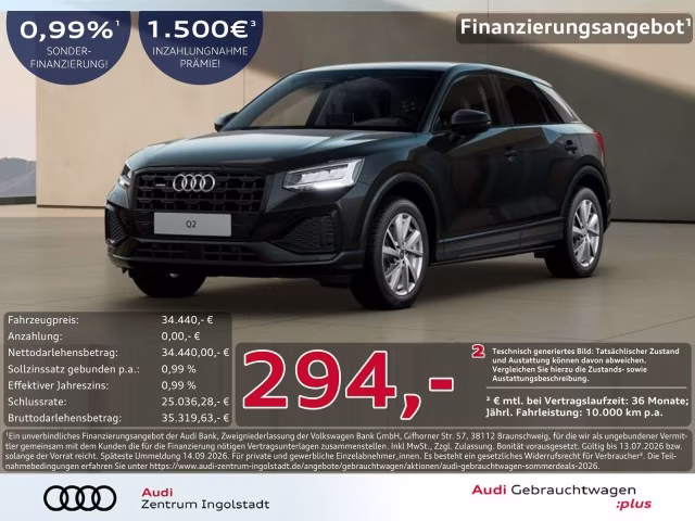 Audi Q2 40 TFSI qu advanced LED Kamera ACC SHZ PDC+
