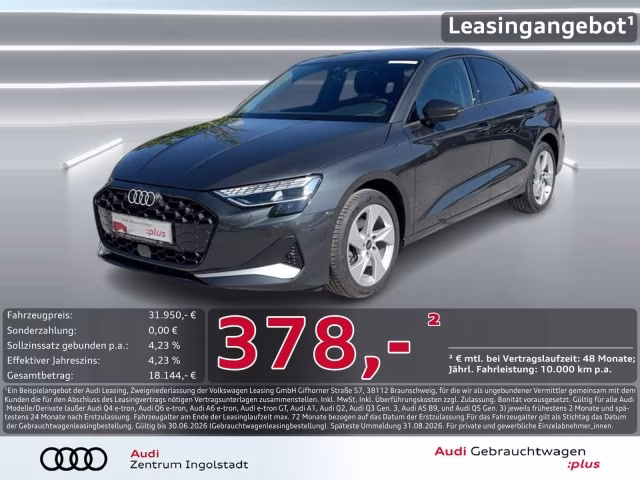 Audi A3 Limousine 35 TDI advanced LED KAMERA ACC NAVI
