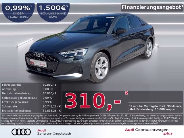 Audi A3 Limousine 35 TDI advanced LED KAMERA ACC NAVI