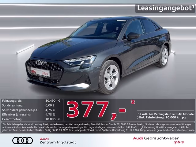Audi A3 Limousine 35 TDI advanced LED KAMERA ACC NAVI