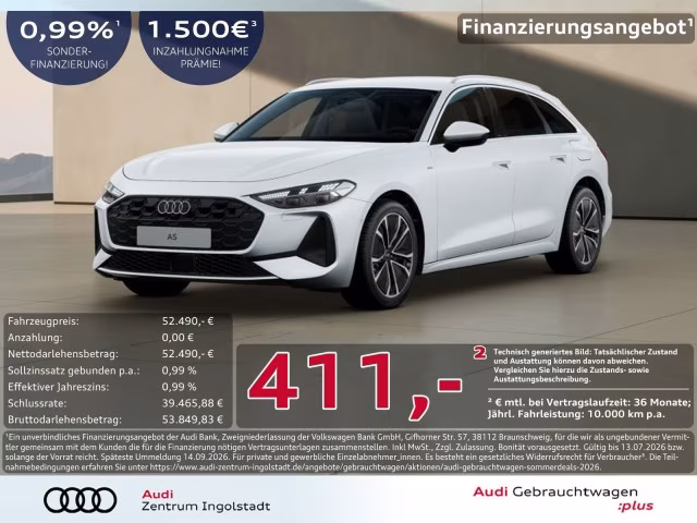 Audi A5 Avant e-hybrid qu Tech+ MATRIX 360° ACC PDC+