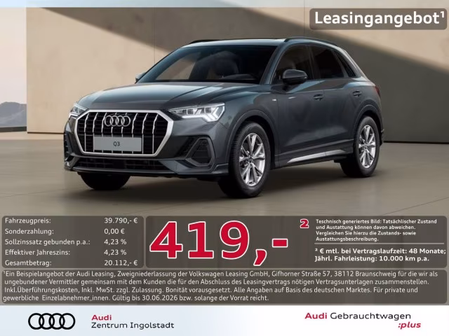 Audi Q3 35 TDI S line MATRIX Pano 360° ACC PDC+ NAVI+