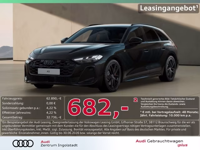 Audi A5 Avant e-hybrid qu Tech+ MATRIX AHK B&amp;amp;O HuD