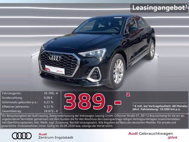 Audi Q3 Sportback 35 TDI S line KAMERA ACC NAVI PDC+