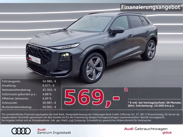 Audi Q3 SUV TDI S line AHK S-Sitze LED Parkassist ACC