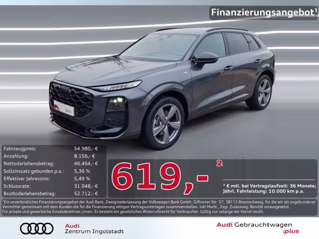 Audi Q3 SUV TDI S line AHK S-Sitze LED Parkassist ACC