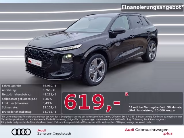 Audi Q3 SUV TFSI qu S line Tech+ LED+ AHK ACC KAMERA